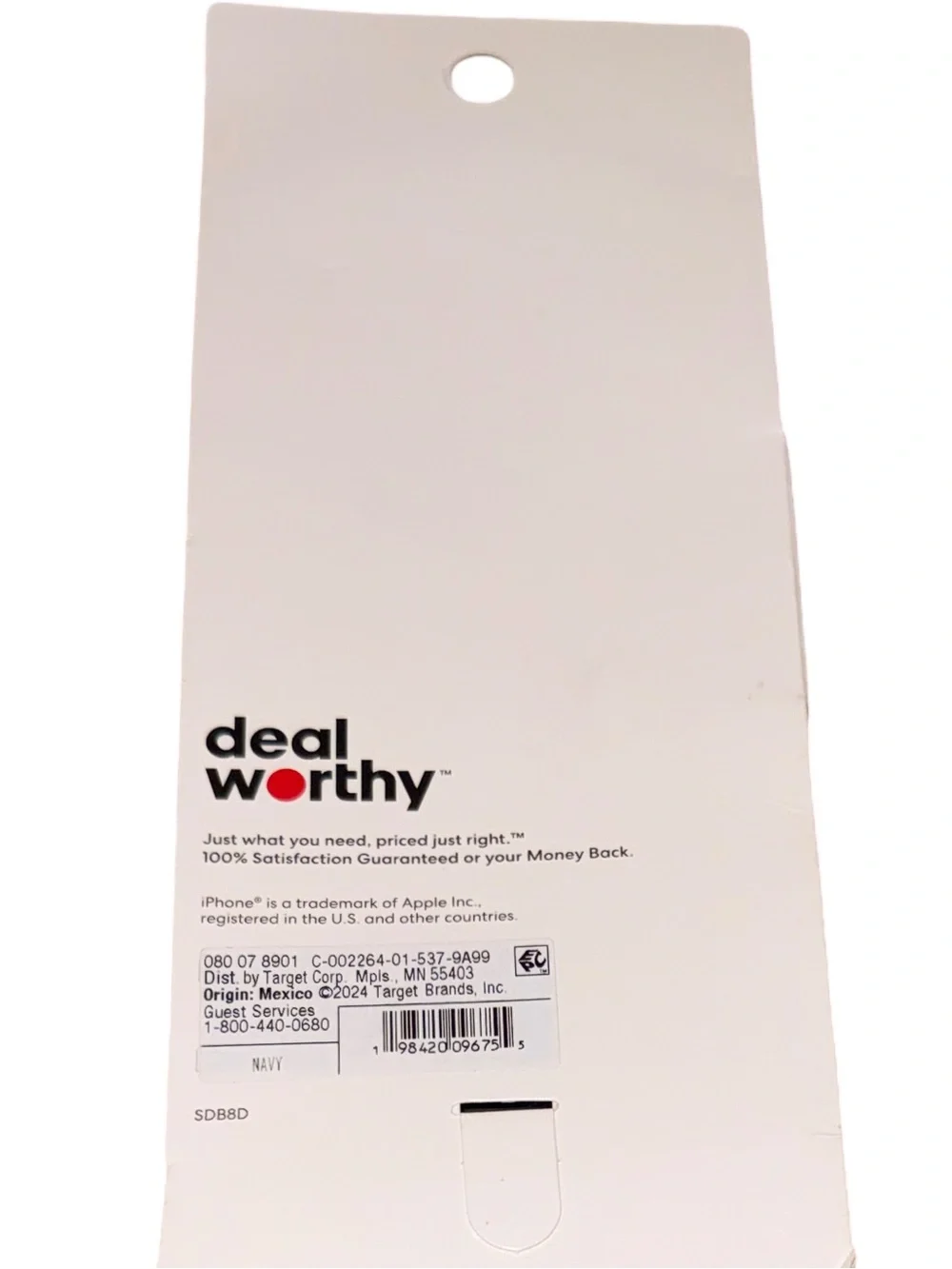 iPhone 16 Pro Max Case - dealworthy Navy Blue New in Packaging